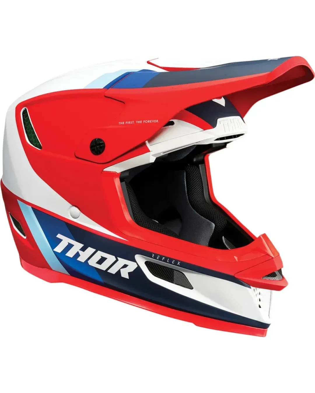Мотокрос каска THOR REFLEX APEX RED/WHITE/BLUE