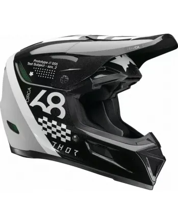Мотокрос каска THOR REFLEX SPORT RIOT BLACK/WHITE MIPS