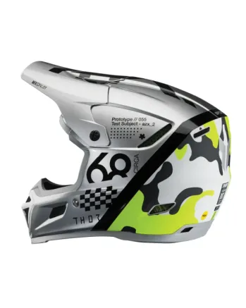 Мотокрос каска THOR REFLEX SPORT RIOT GRAY/ACID MIPS