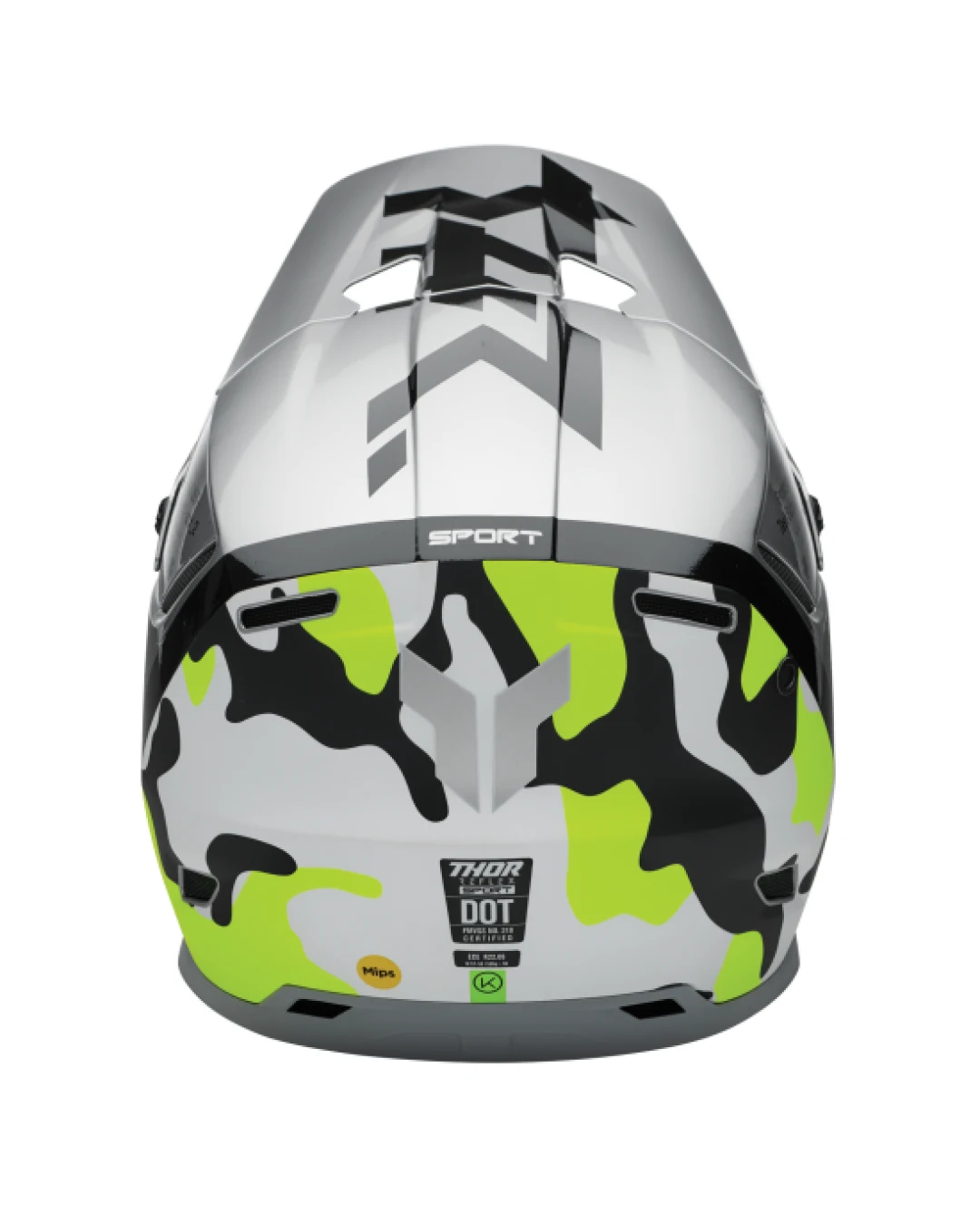 Мотокрос каска THOR REFLEX SPORT RIOT GRAY/ACID MIPS