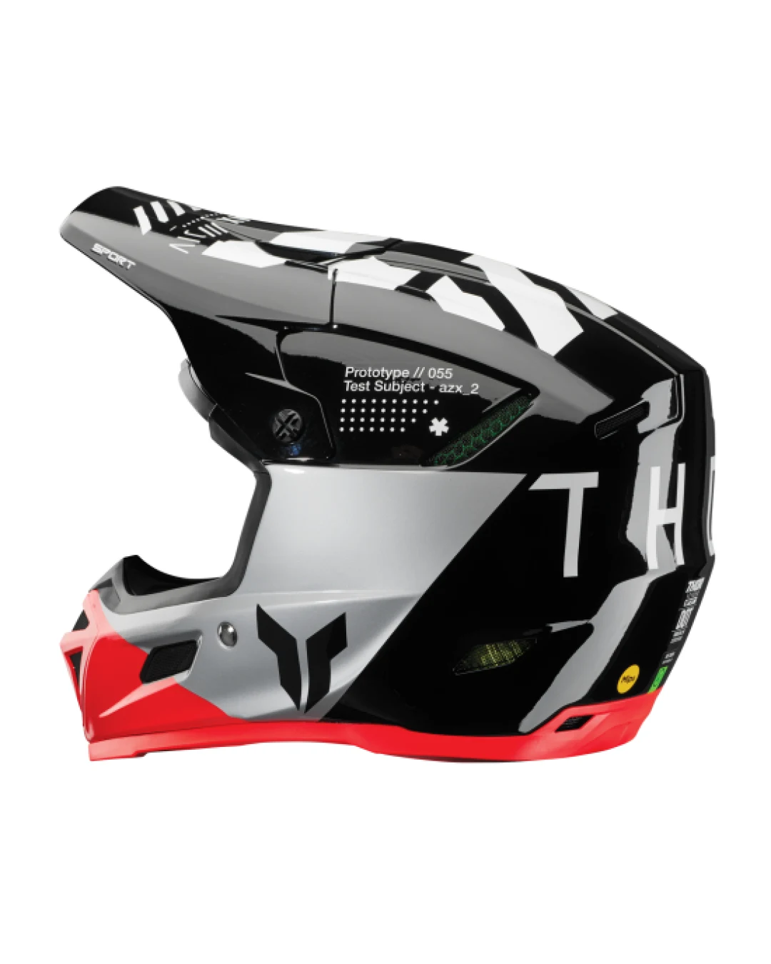 Мотокрос каска THOR REFLEX SPORT STRIKE BLACK/RED MIPS
