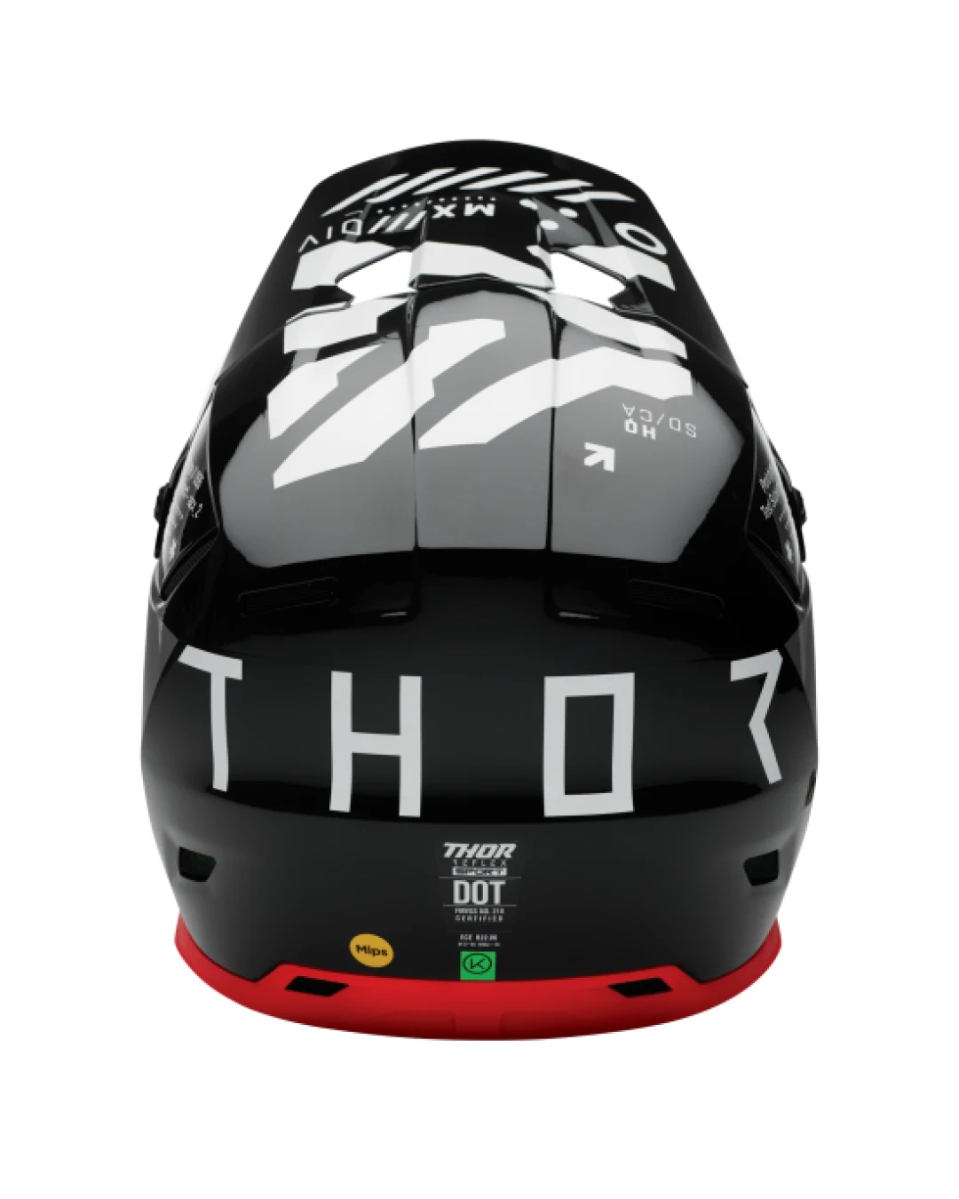 Мотокрос каска THOR REFLEX SPORT STRIKE BLACK/RED MIPS