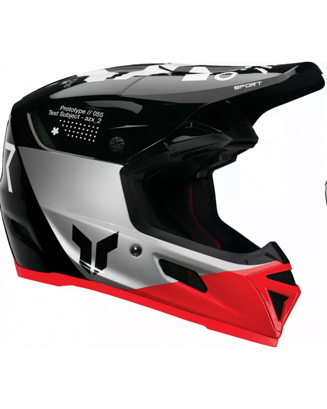 Мотокрос каска THOR REFLEX SPORT STRIKE BLACK/RED MIPS