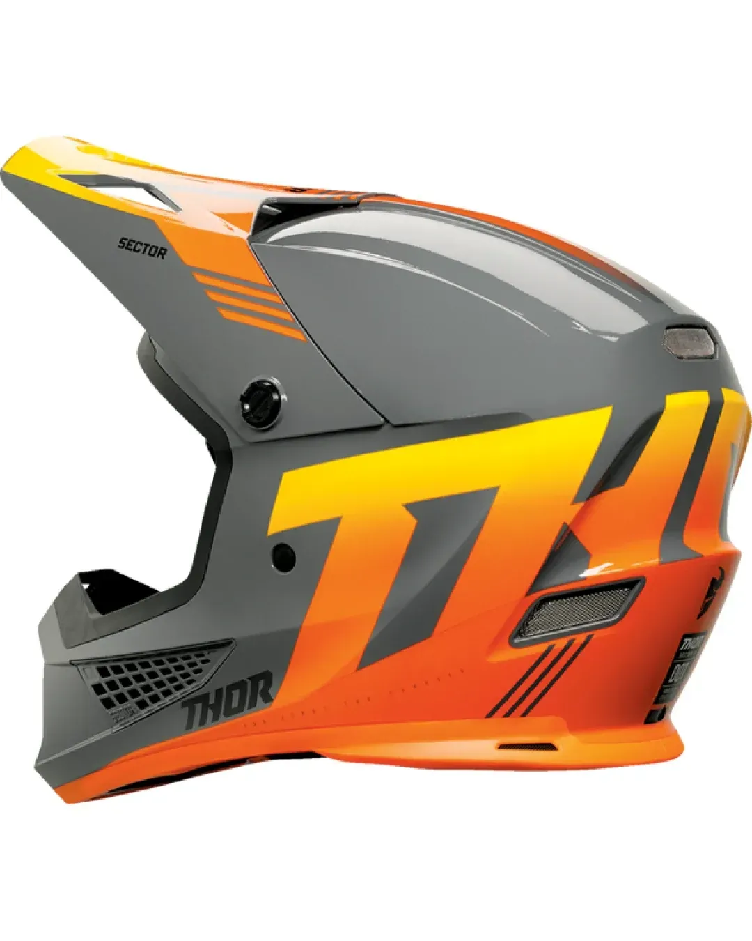 Мотокрос каска THOR SECTOR 2 CARVE GRAY/ORANGE