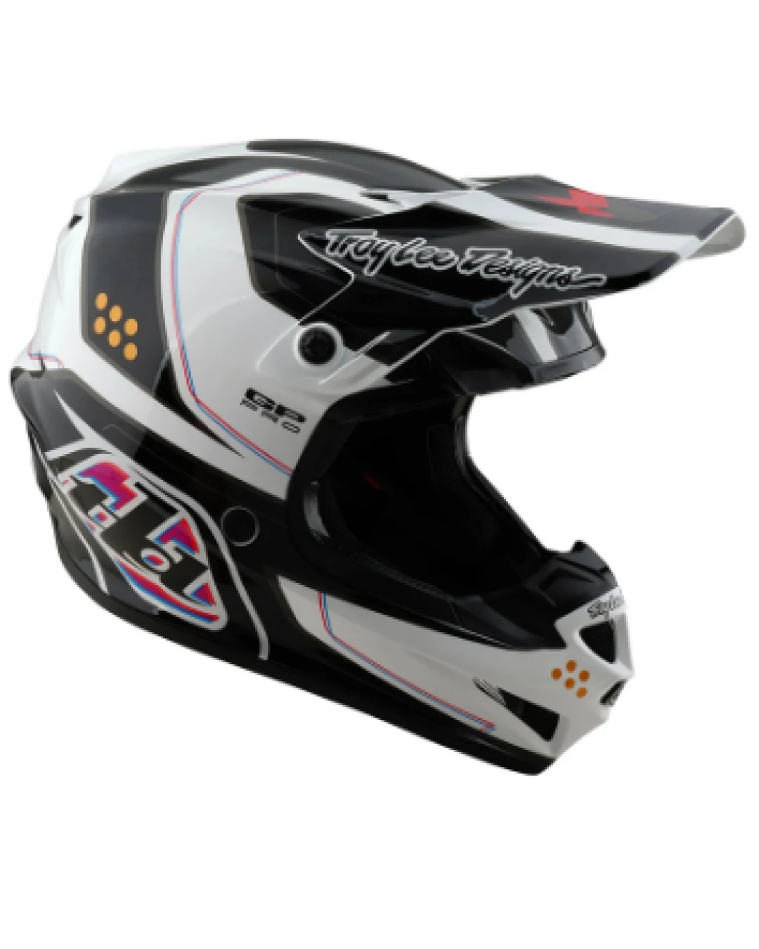 Mотокрос каска TROY LEE DESIGNS GP Pro Mips - Trooper White/Black