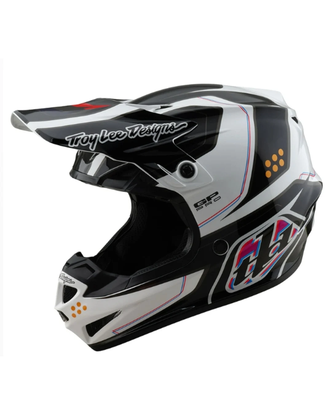 Mотокрос каска TROY LEE DESIGNS GP Pro Mips - Trooper White/Black