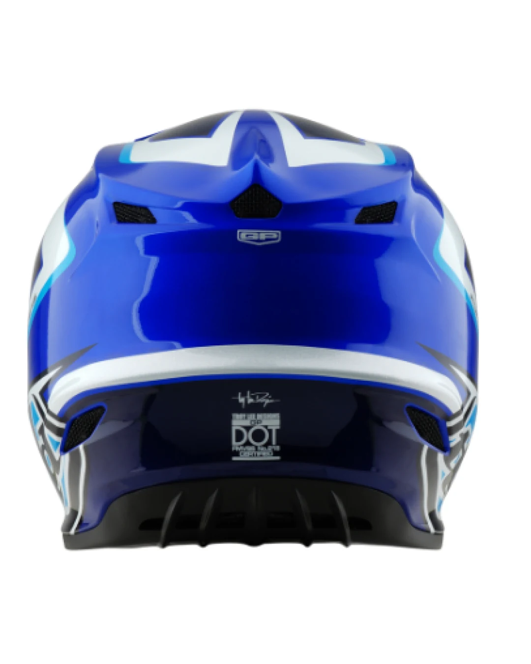 Мотокрос каска TROY LEE DESIGNS GP Shutter - Blue/White