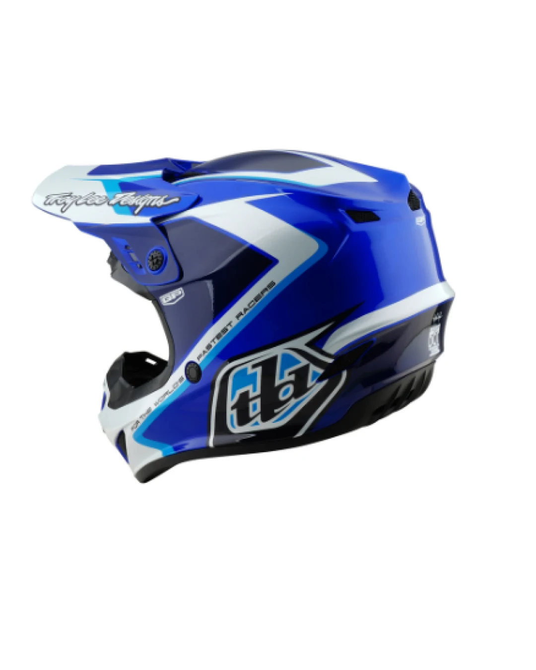 Мотокрос каска TROY LEE DESIGNS GP Shutter - Blue/White