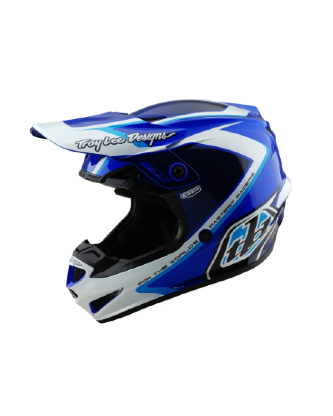 Мотокрос каска TROY LEE DESIGNS GP Shutter - Blue/White
