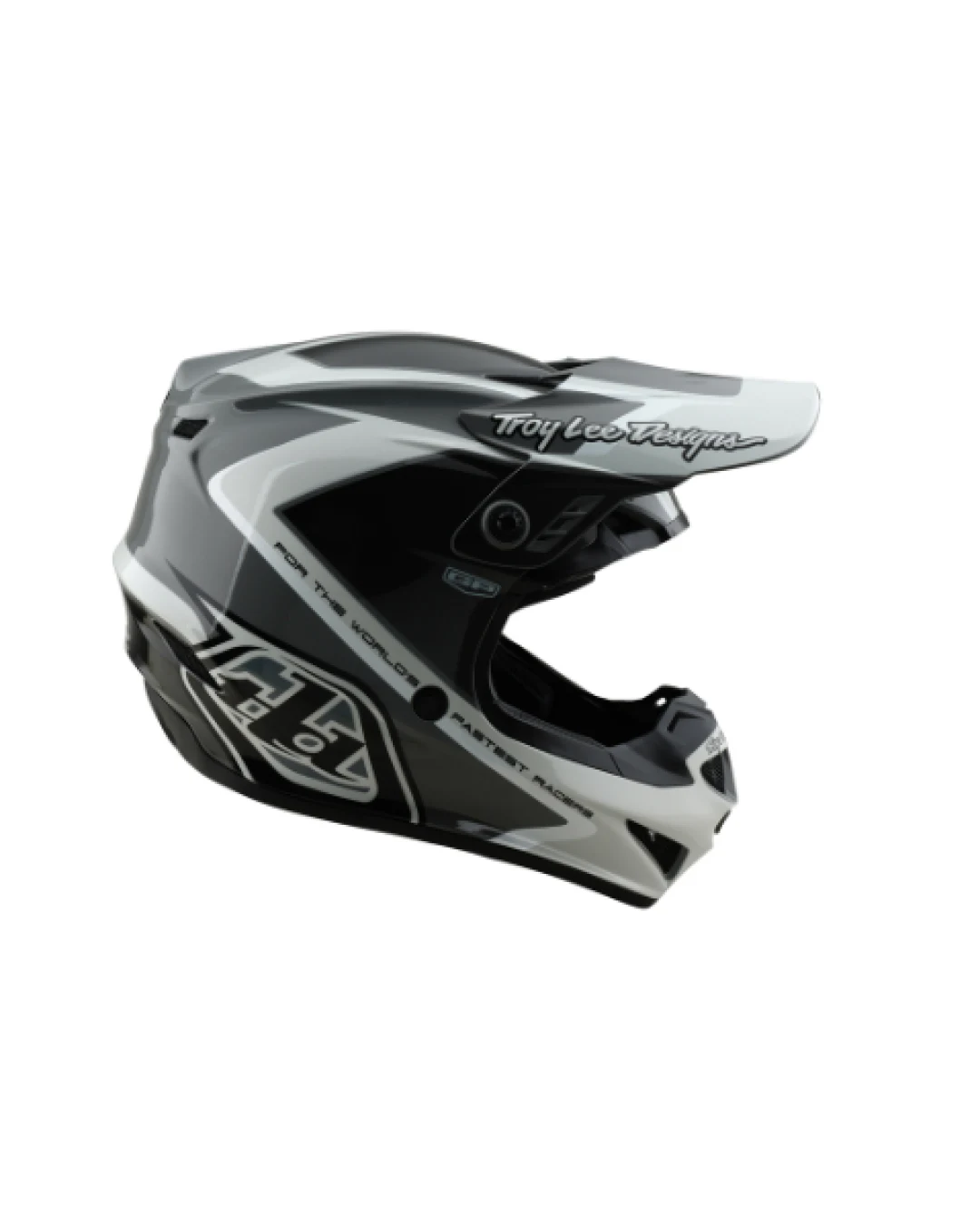 Мотокрос каска TROY LEE DESIGNS GP Shutter - Grey/White