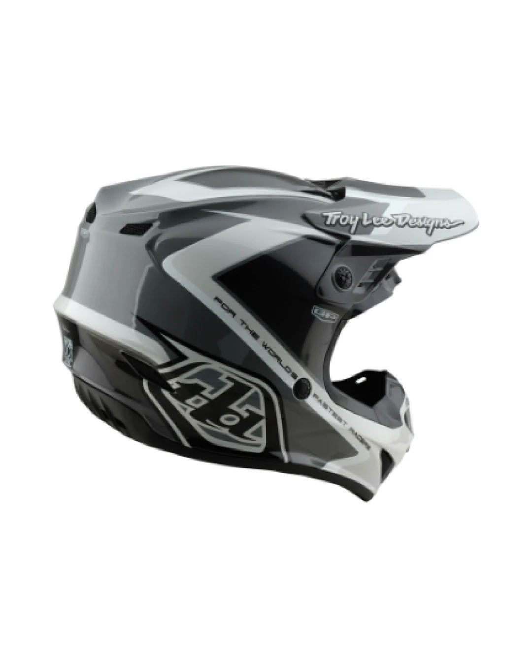 Мотокрос каска TROY LEE DESIGNS GP Shutter - Grey/White