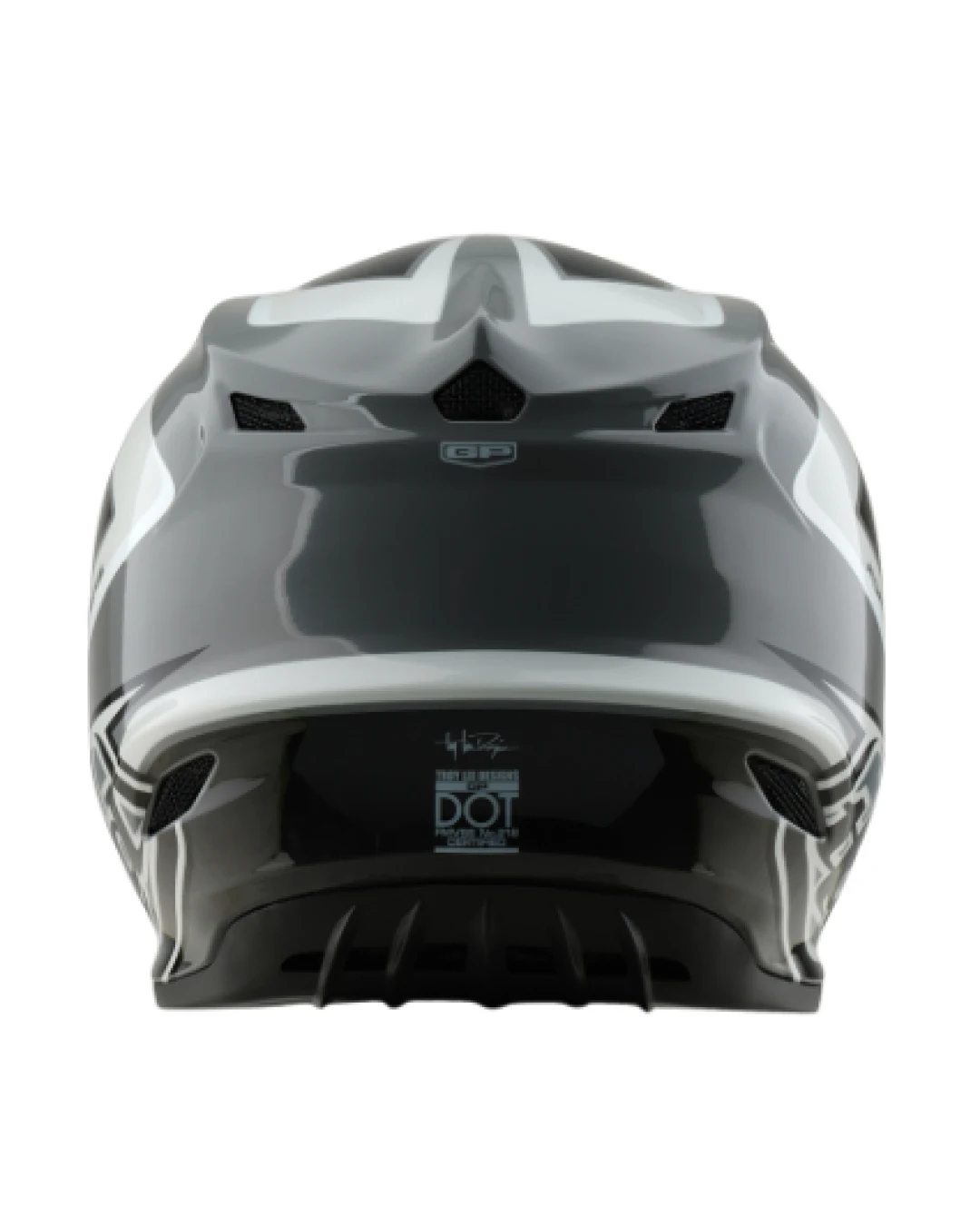 Мотокрос каска TROY LEE DESIGNS GP Shutter - Grey/White