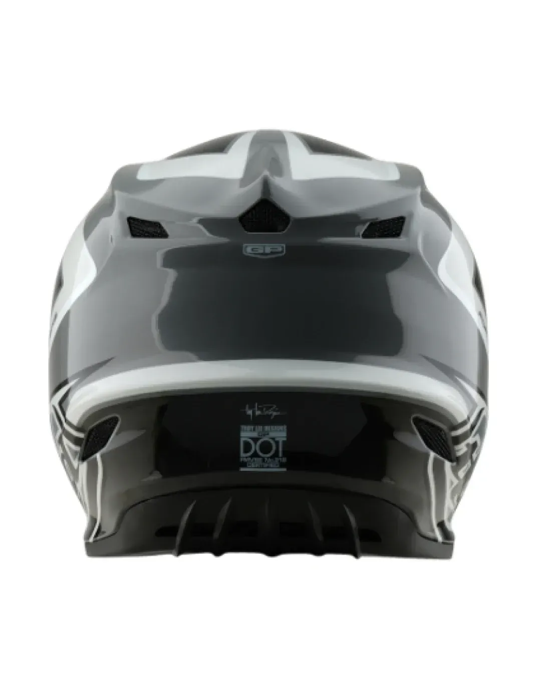 Мотокрос каска TROY LEE DESIGNS GP Shutter - Grey/White