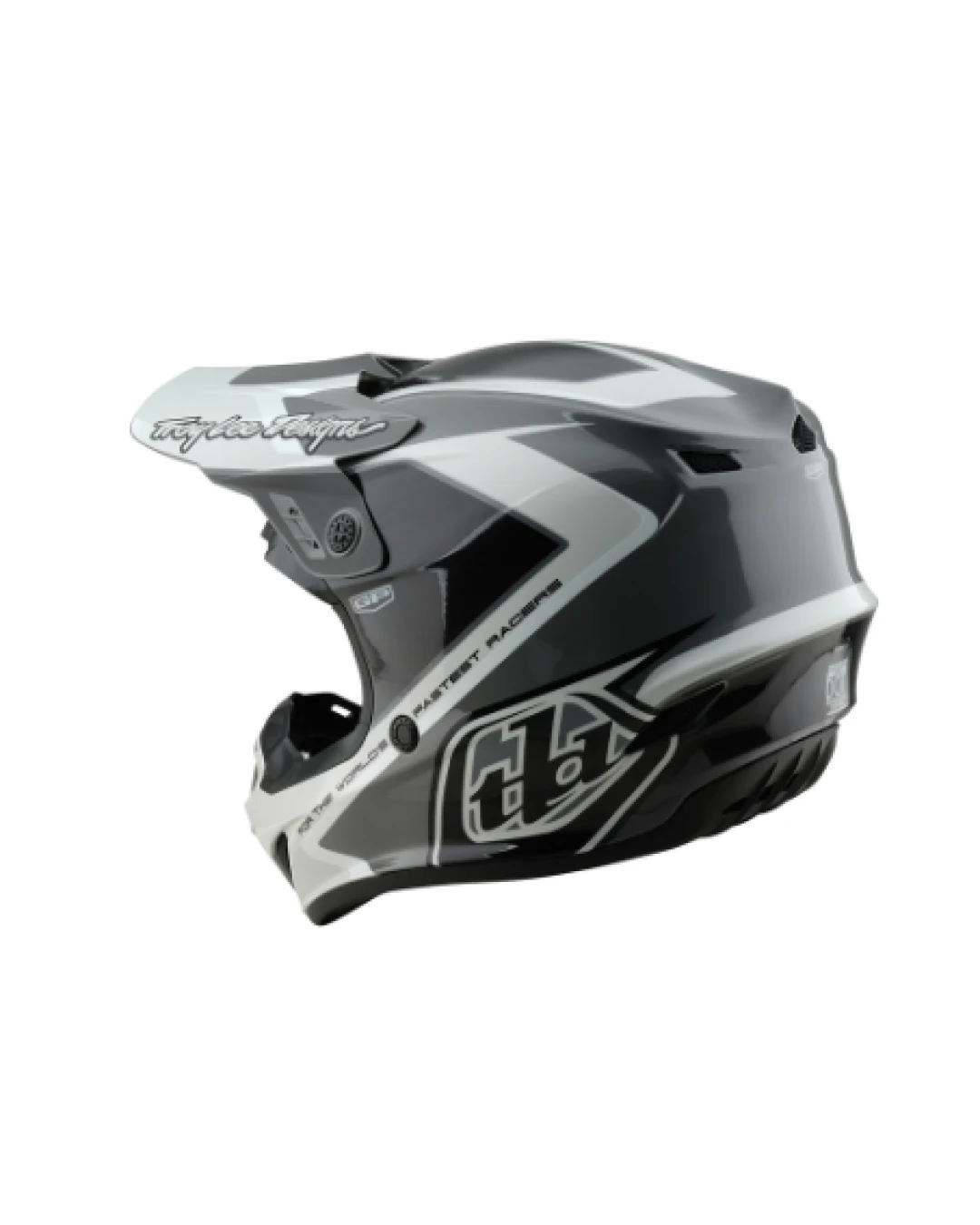 Мотокрос каска TROY LEE DESIGNS GP Shutter - Grey/White