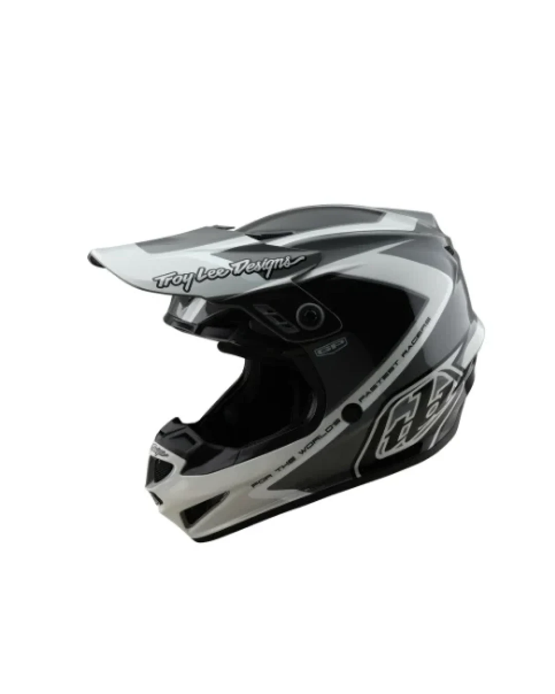 Мотокрос каска TROY LEE DESIGNS GP Shutter - Grey/White