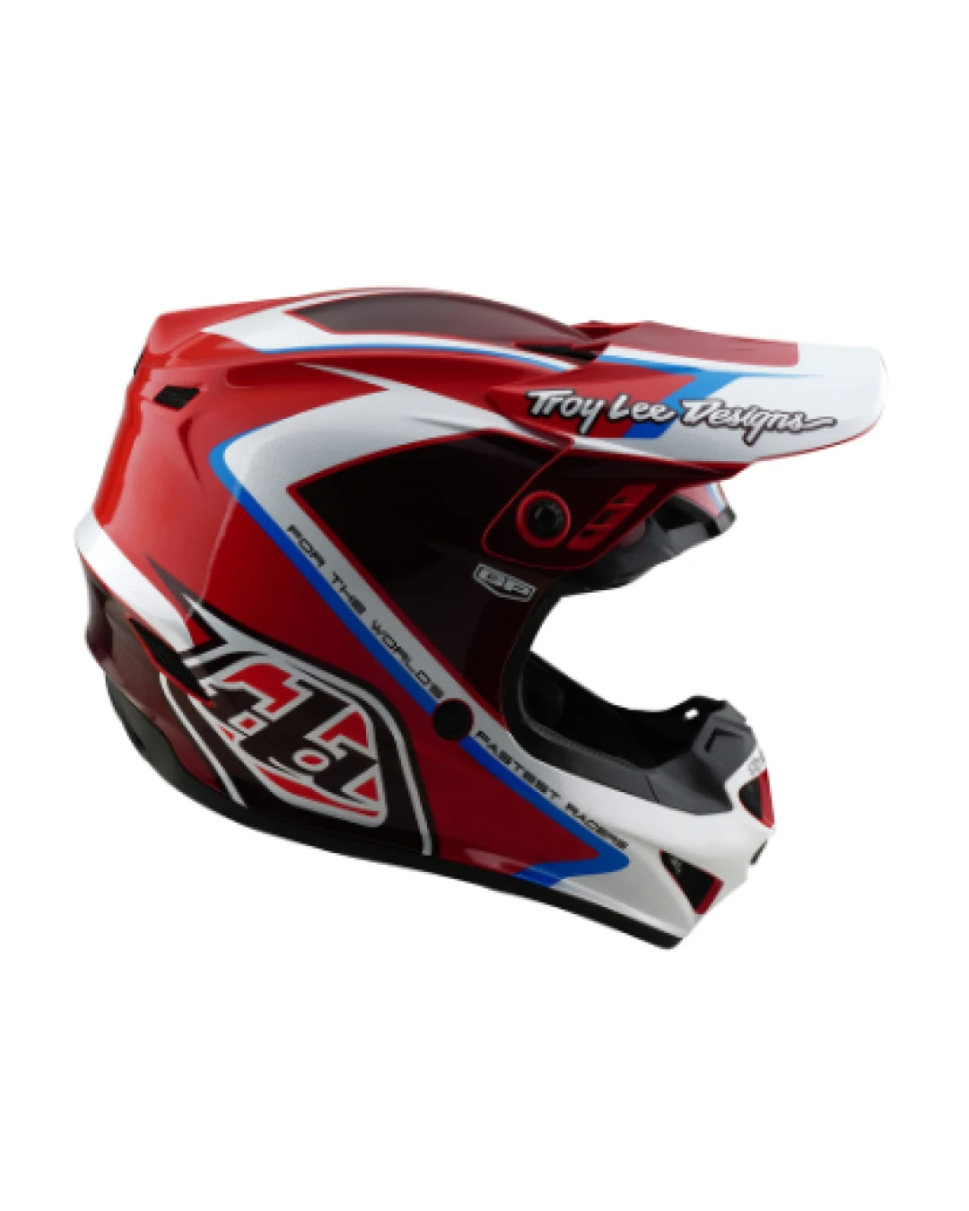 Мотокрос каска TROY LEE DESIGNS GP Shutter - Red/White