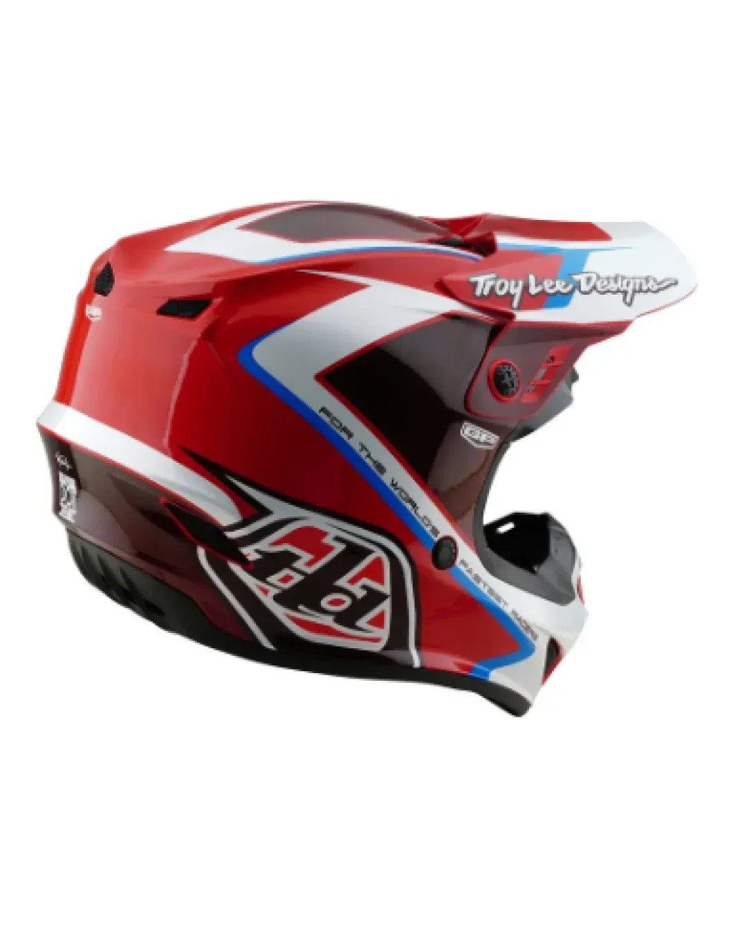 Мотокрос каска TROY LEE DESIGNS GP Shutter - Red/White