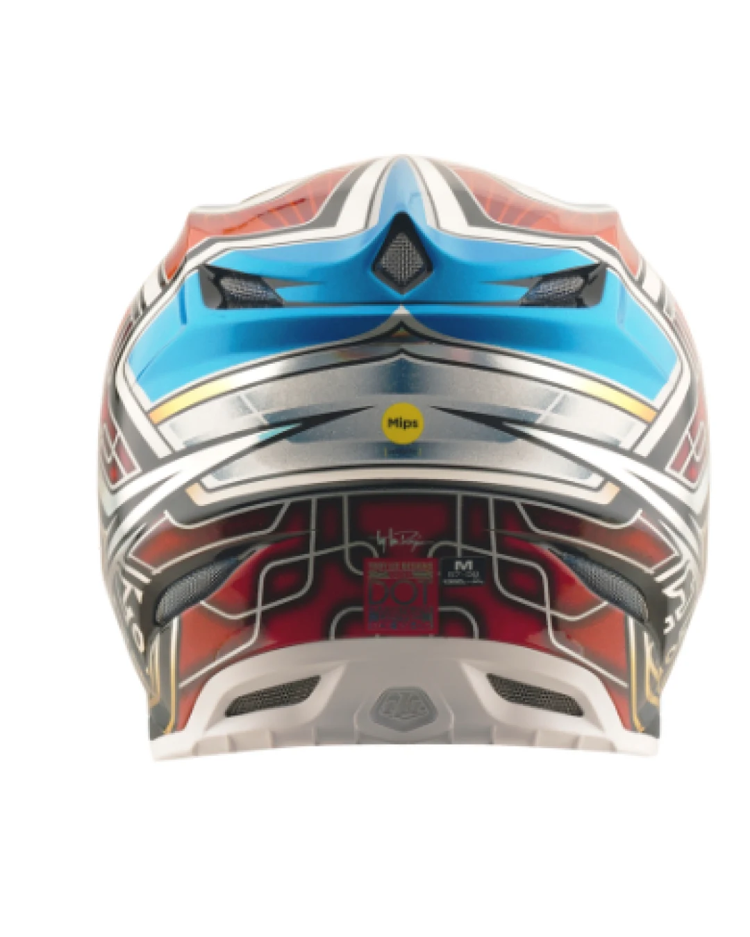 Mотокрос каска TROY LEE DESIGNS SE5 Carbon Lowrider - Grey/Multi