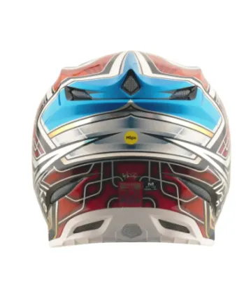 Mотокрос каска TROY LEE DESIGNS SE5 Carbon Lowrider - Grey/Multi