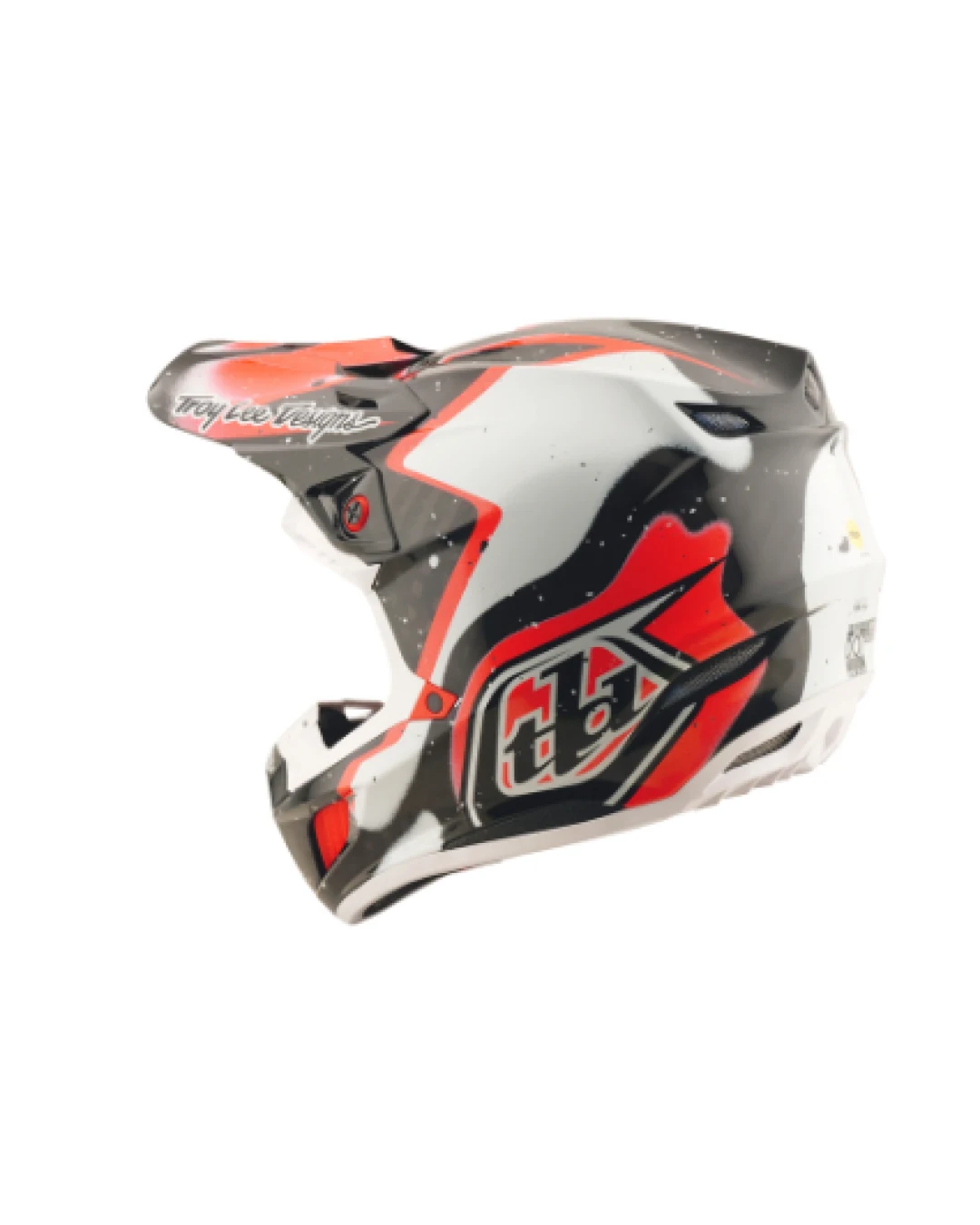Mотокрос каска TROY LEE DESIGNS SE5 Carbon Membrane  - Black/Red