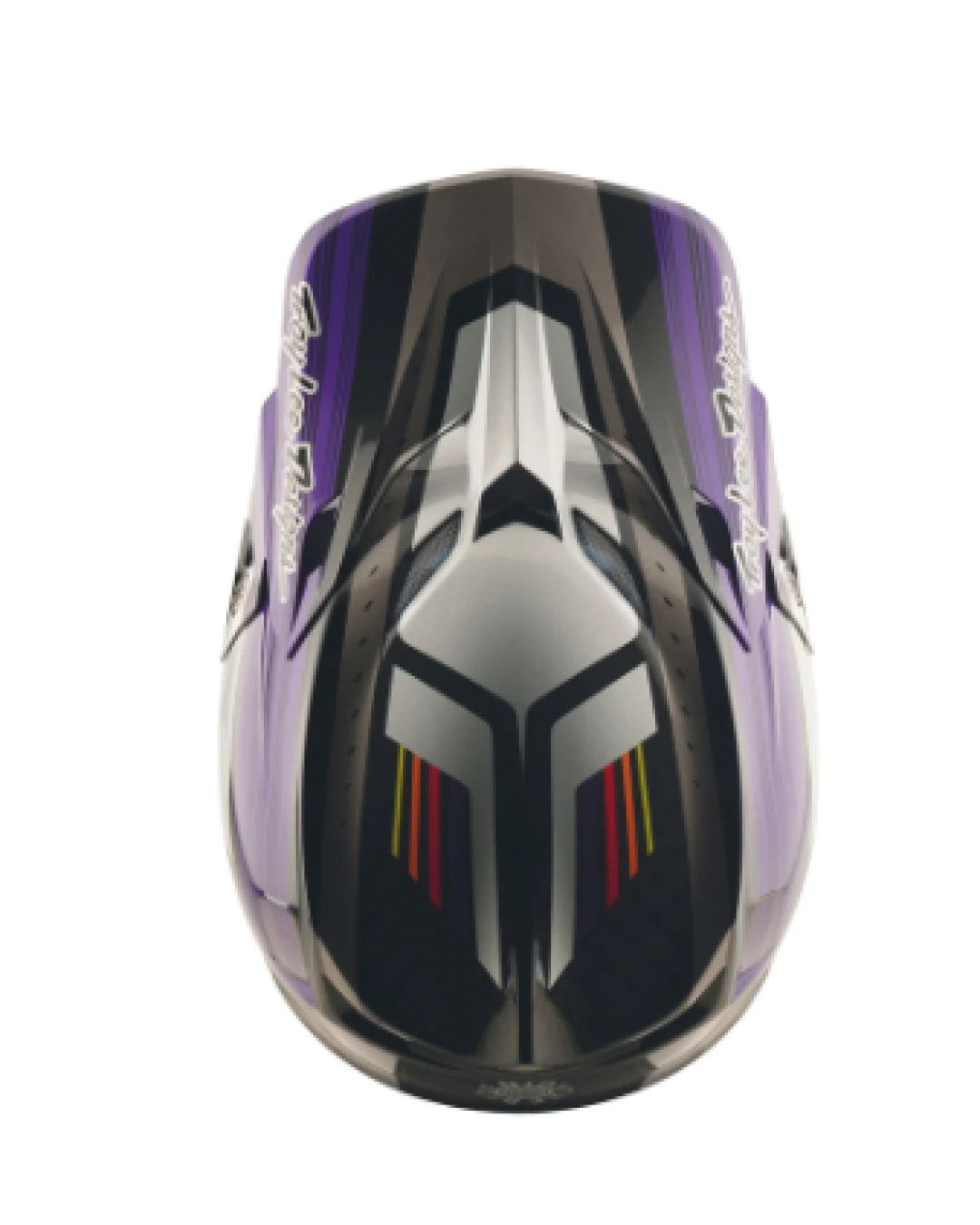 Mотокрос каска TROY LEE DESIGNS SE5 Carbon Stripes - Black/Violet