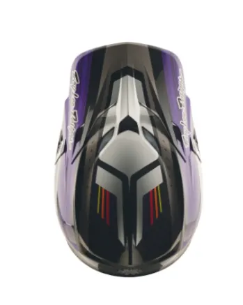 Mотокрос каска TROY LEE DESIGNS SE5 Carbon Stripes - Black/Violet
