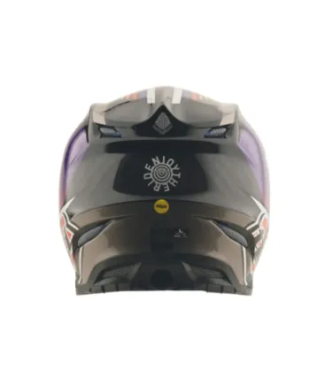 Mотокрос каска TROY LEE DESIGNS SE5 Carbon Stripes - Black/Violet