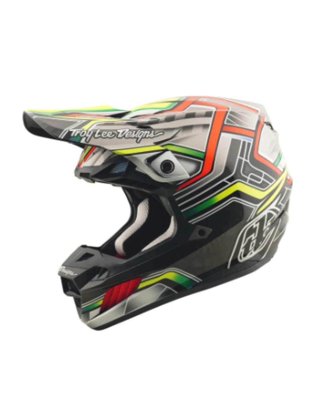 Mотокрос каска TROY LEE DESIGNS SE5 Composite Lowrider - Grey