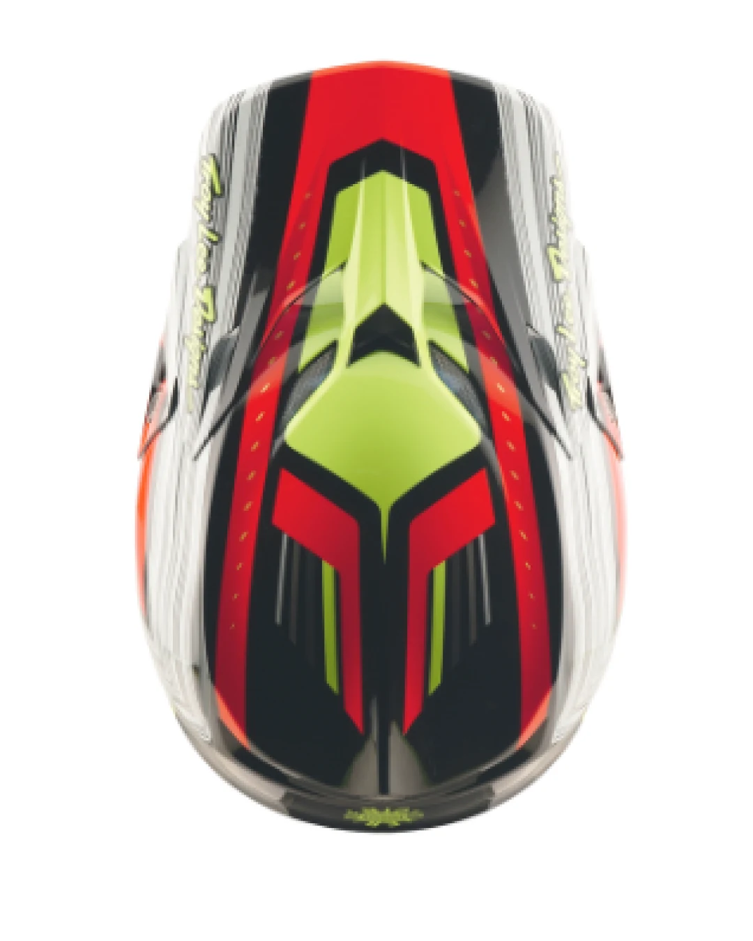 Mотокрос каска TROY LEE DESIGNS SE5 Composite Stripes - Black/Infra Red