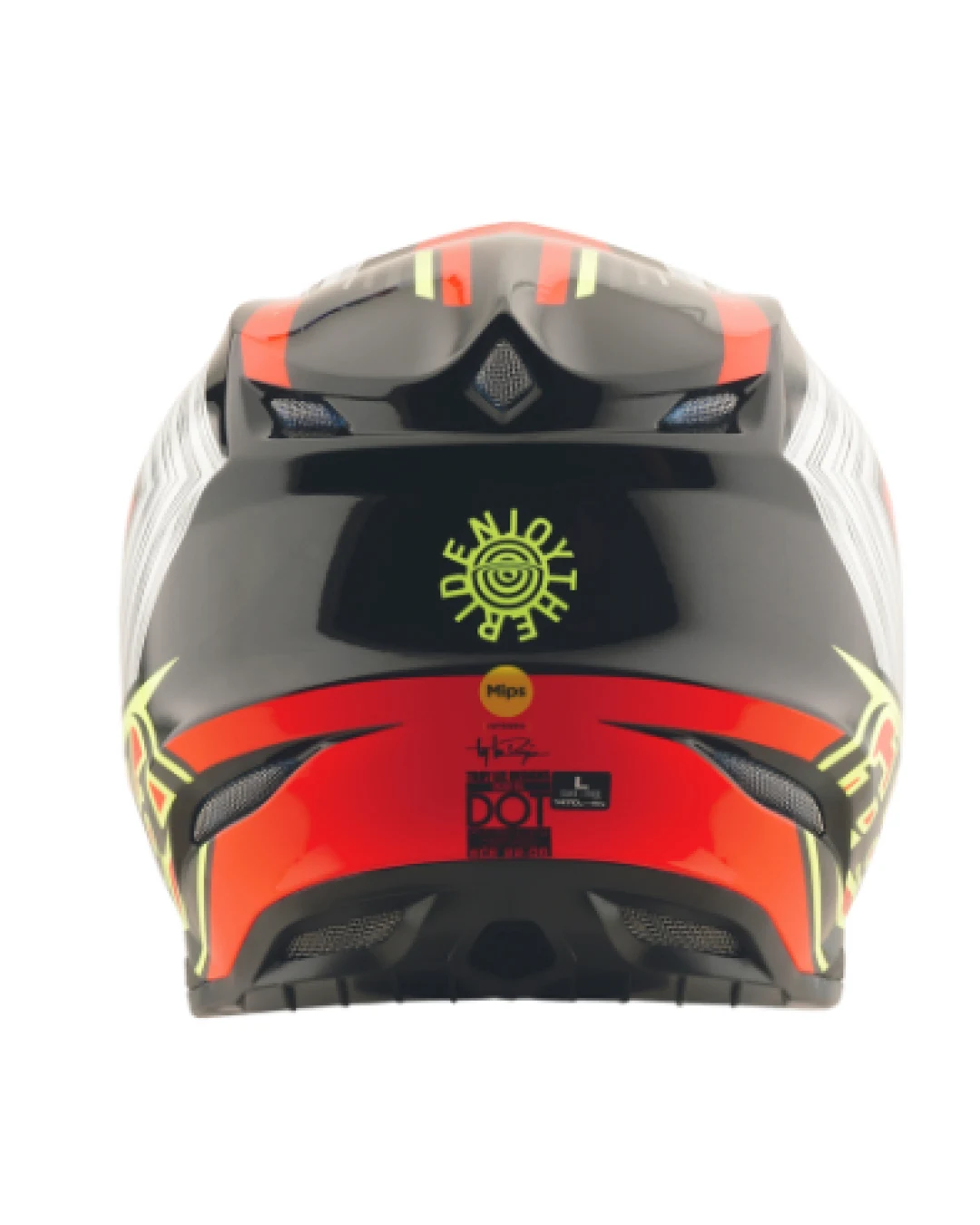 Mотокрос каска TROY LEE DESIGNS SE5 Composite Stripes - Black/Infra Red