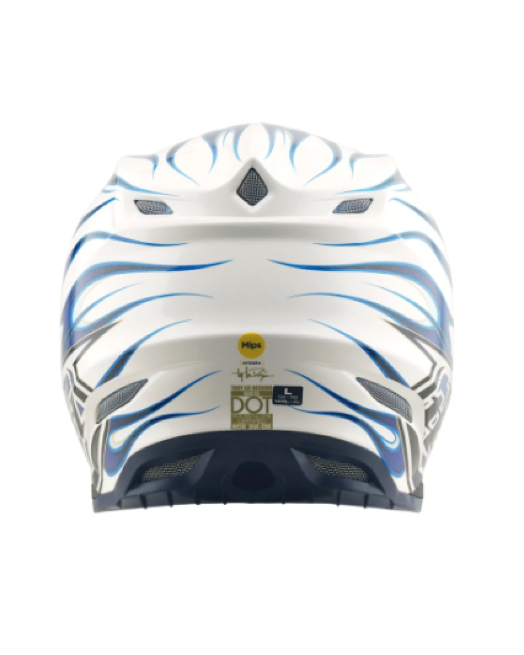 Mотокрос каска TROY LEE DESIGNS SE5 Composite Torched - Blue