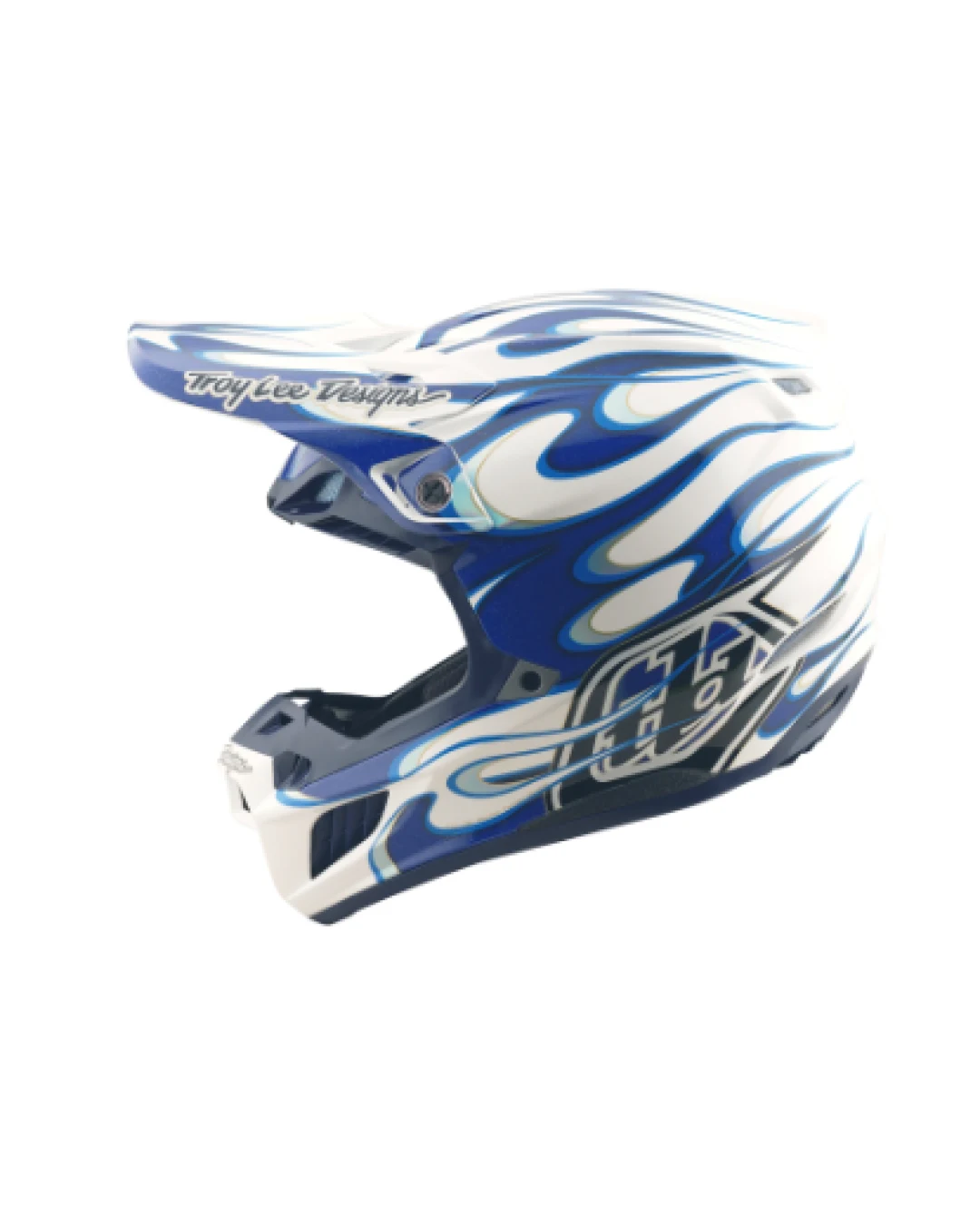 Mотокрос каска TROY LEE DESIGNS SE5 Composite Torched - Blue