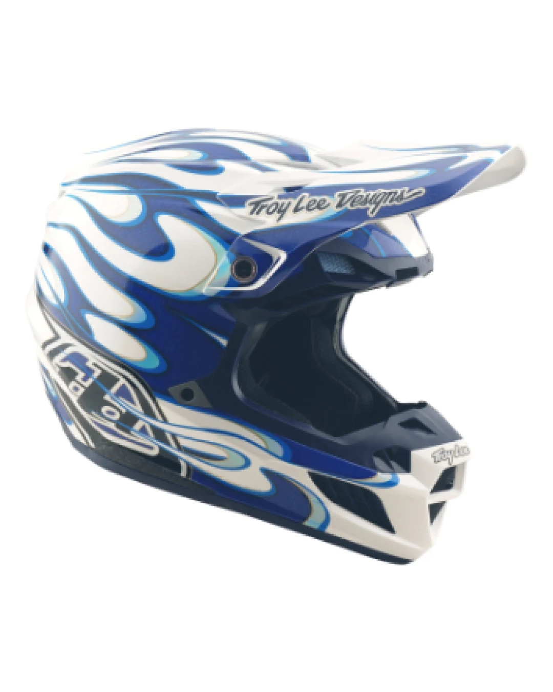 Mотокрос каска TROY LEE DESIGNS SE5 Composite Torched - Blue
