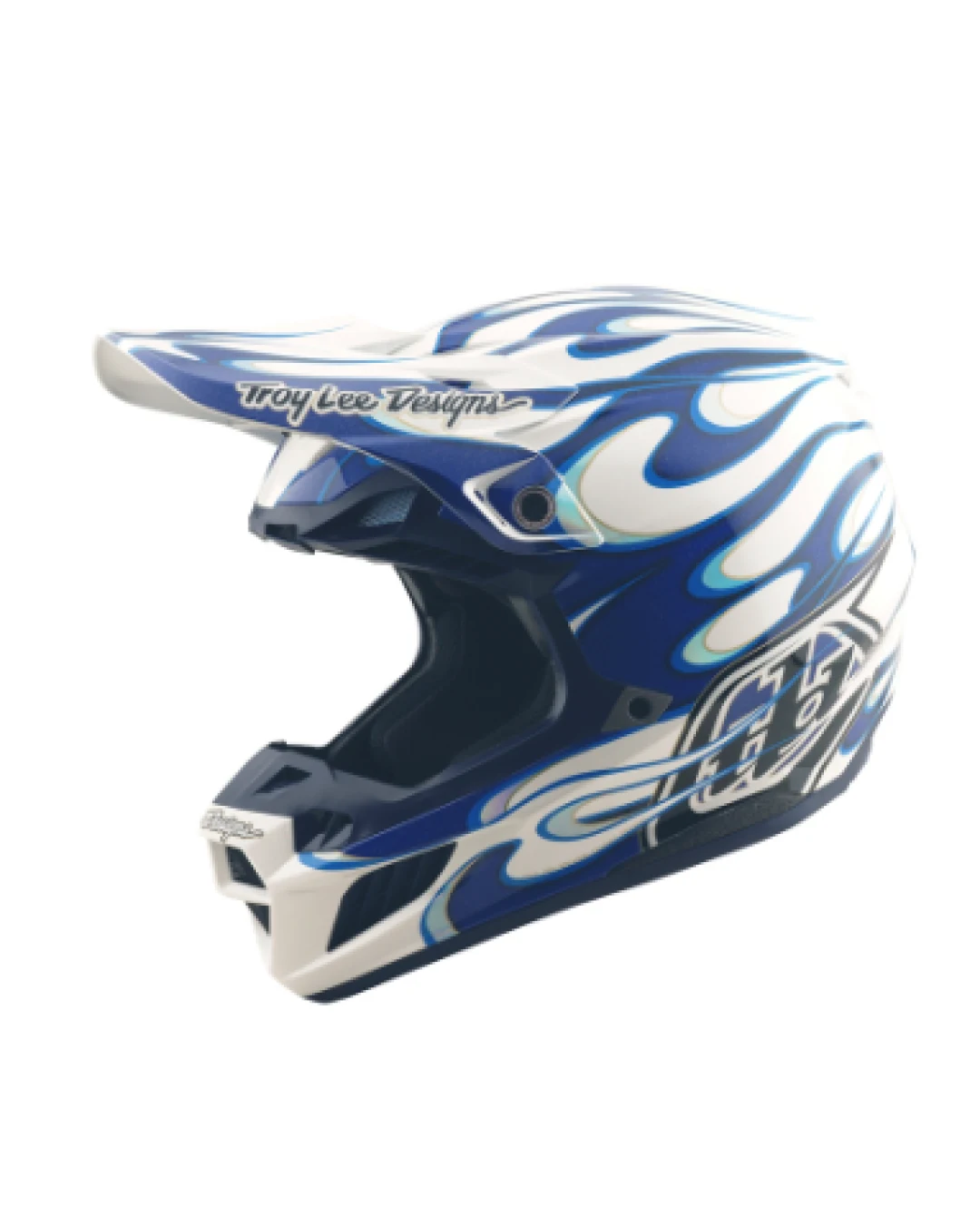 Mотокрос каска TROY LEE DESIGNS SE5 Composite Torched - Blue
