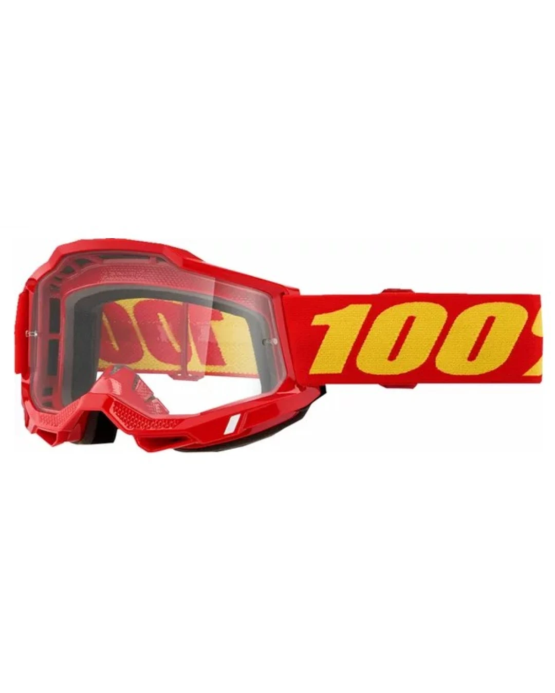 Мотокрос очила 100% ACCURI 2 RED CLEAR