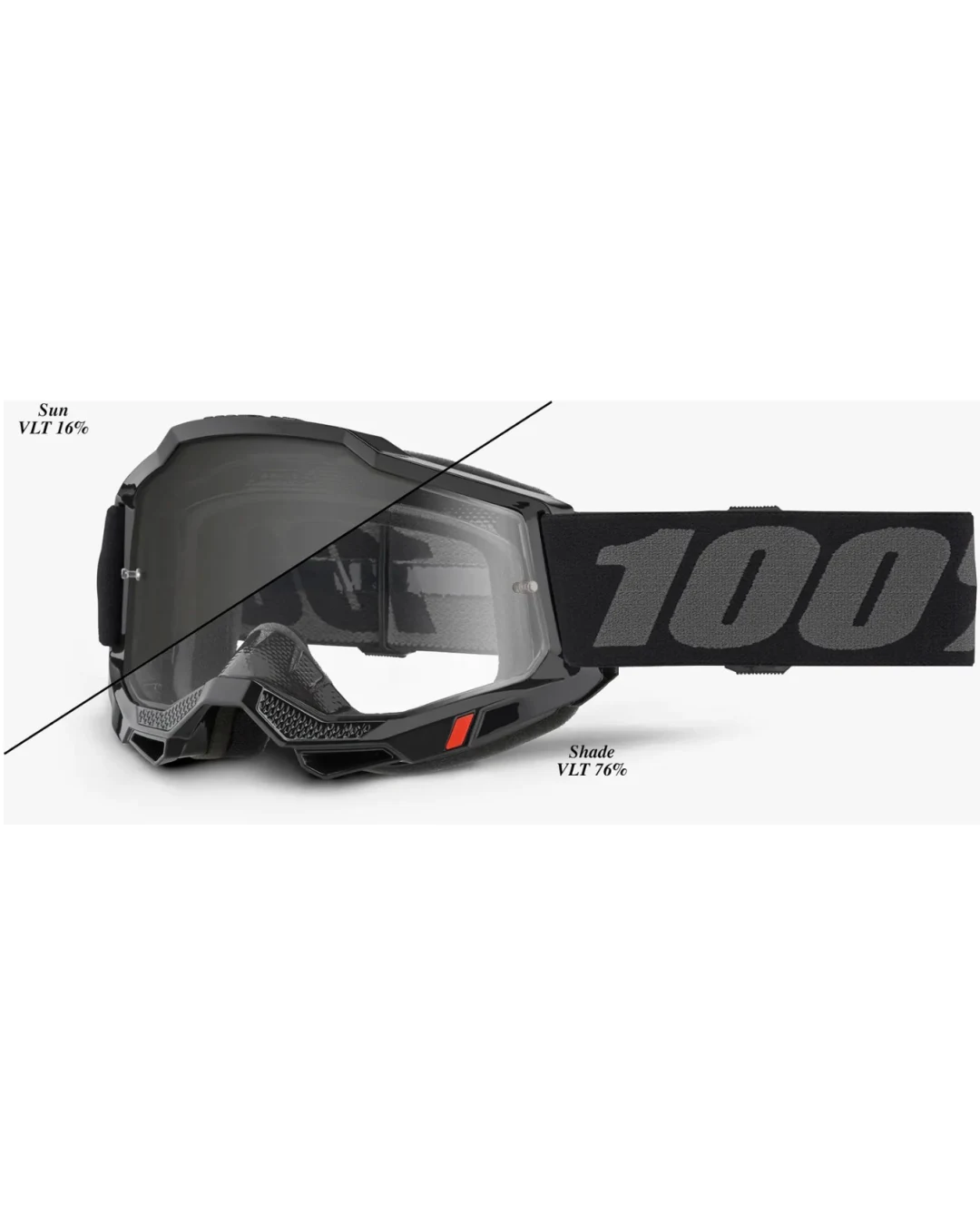 Мотокрос очила 100% Accuri 2 Woods Black - Photochromic