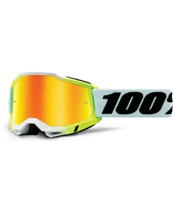 Мотокрос очила 100% ACCURI2 DUNDER - MIRROR YELLOW