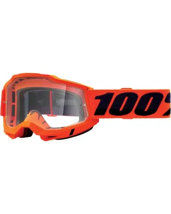 Мотокрос очила 100% ACCURI2 NEON ORANGE-CLEAR