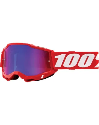 Мотокрос очила 100% ACCURI2 RED-MIRROR RED/BLUE