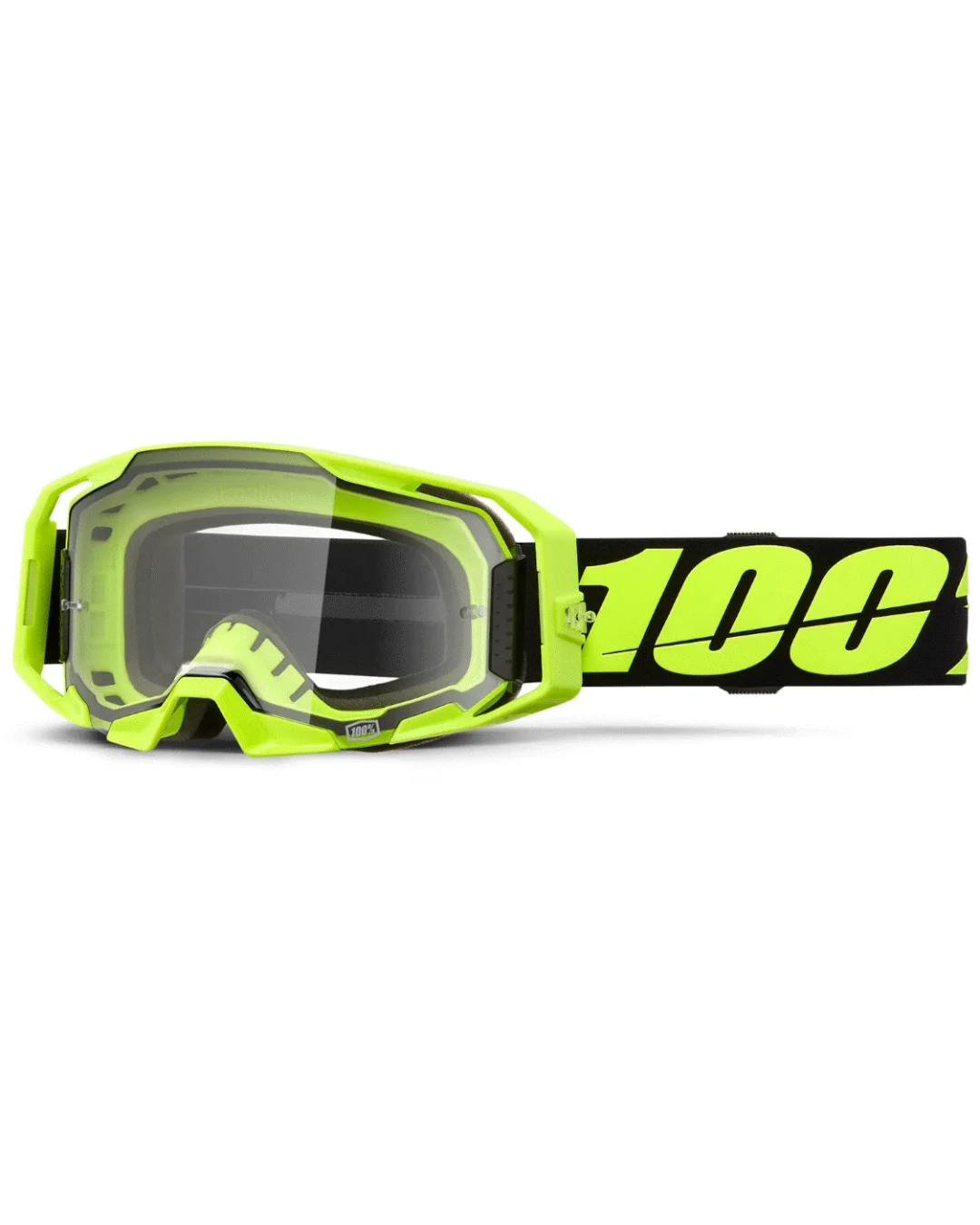 Мотокрос очила 100%  ARmatic NEON YELLOW CLEAR