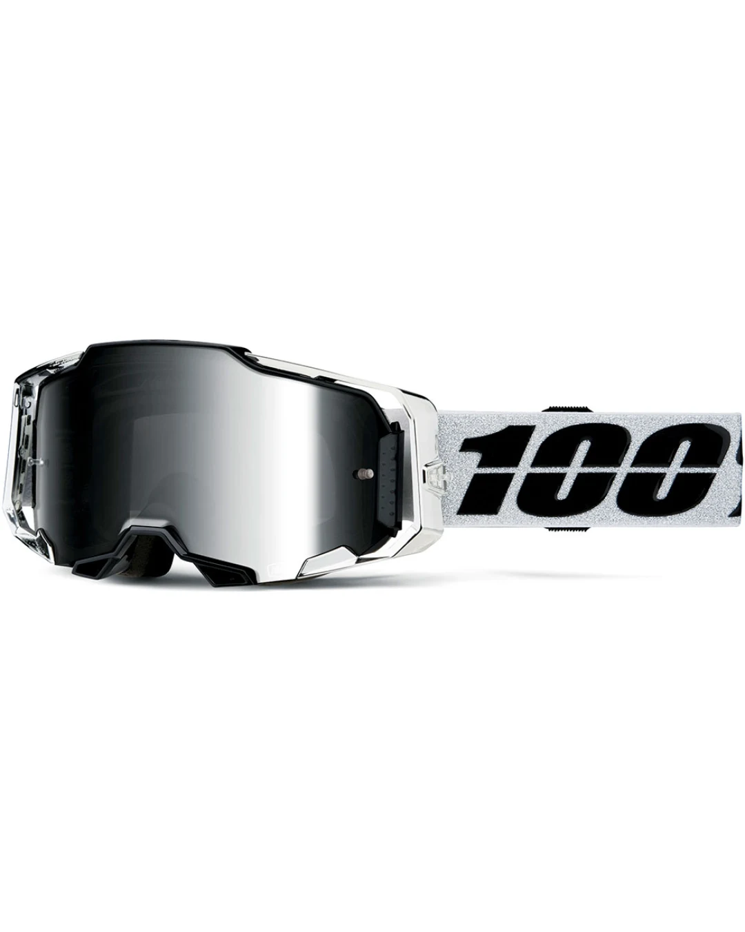 Мотокрос очила 100% ARMEGA ATAC MIRROR SILVER
