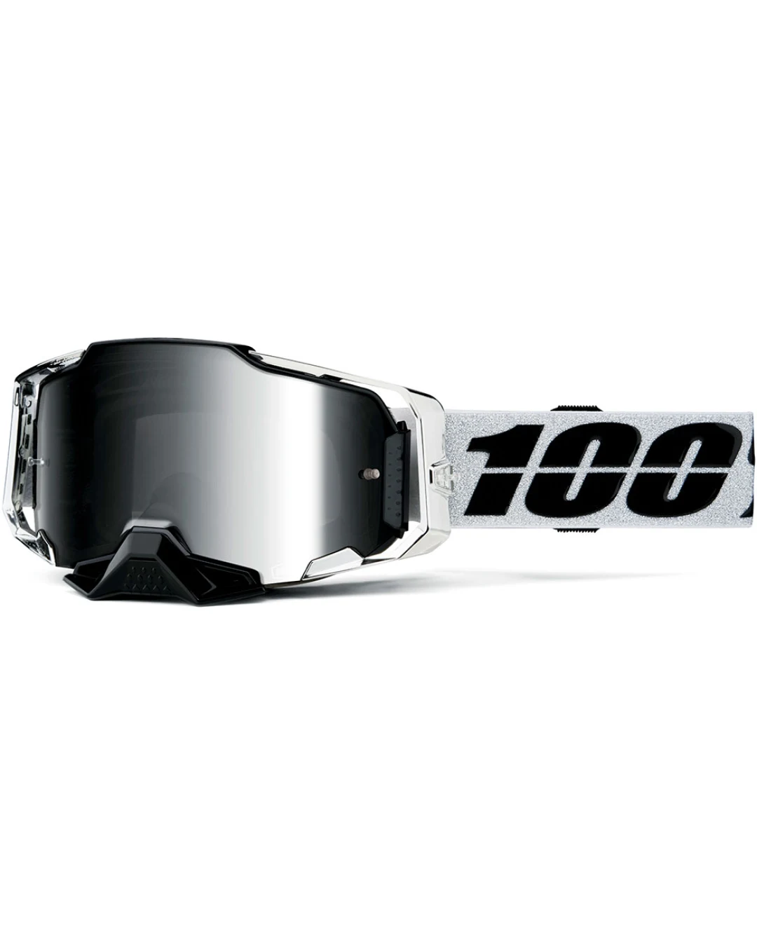 Мотокрос очила 100% ARMEGA ATAC MIRROR SILVER