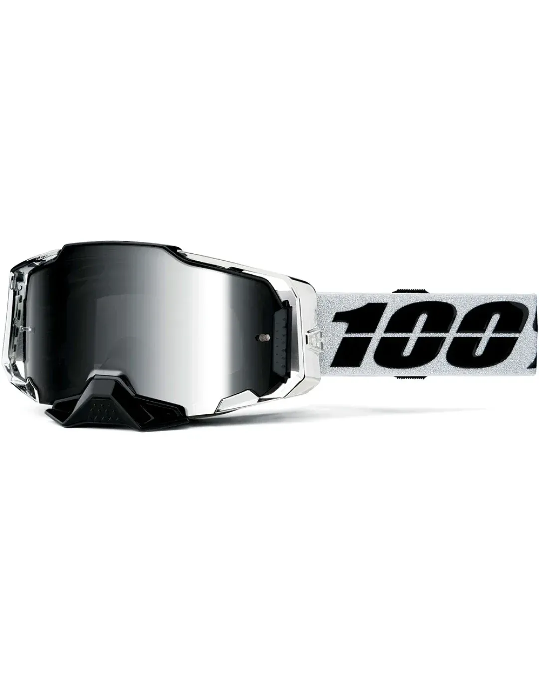 Мотокрос очила 100% ARMEGA ATAC MIRROR SILVER