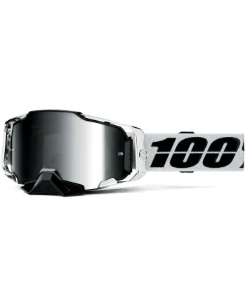 Мотокрос очила 100% ARMEGA ATAC MIRROR SILVER