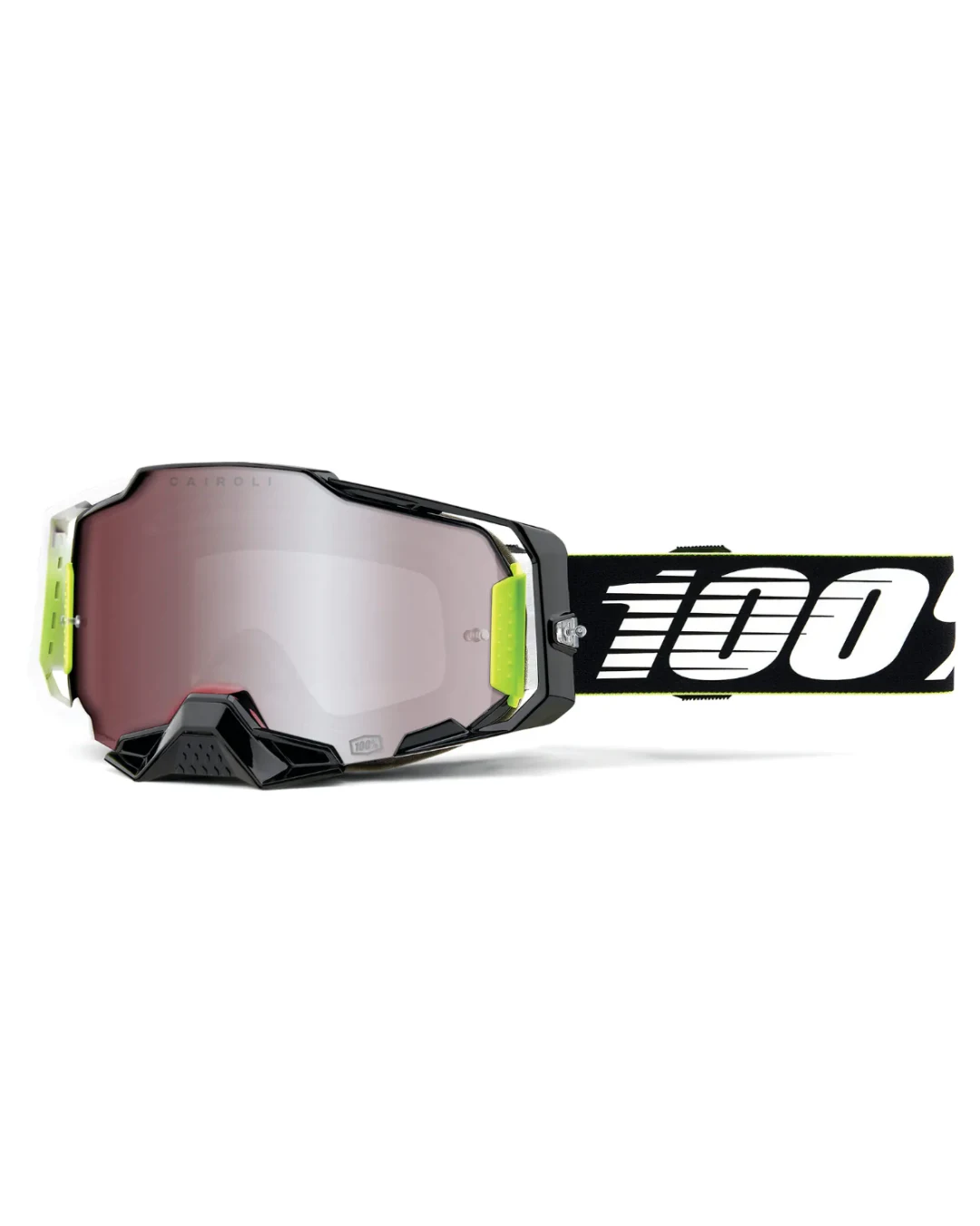 Мотокрос очила 100% ARMEGA HIPER RACR CAIROLI - MIRROR SILVER