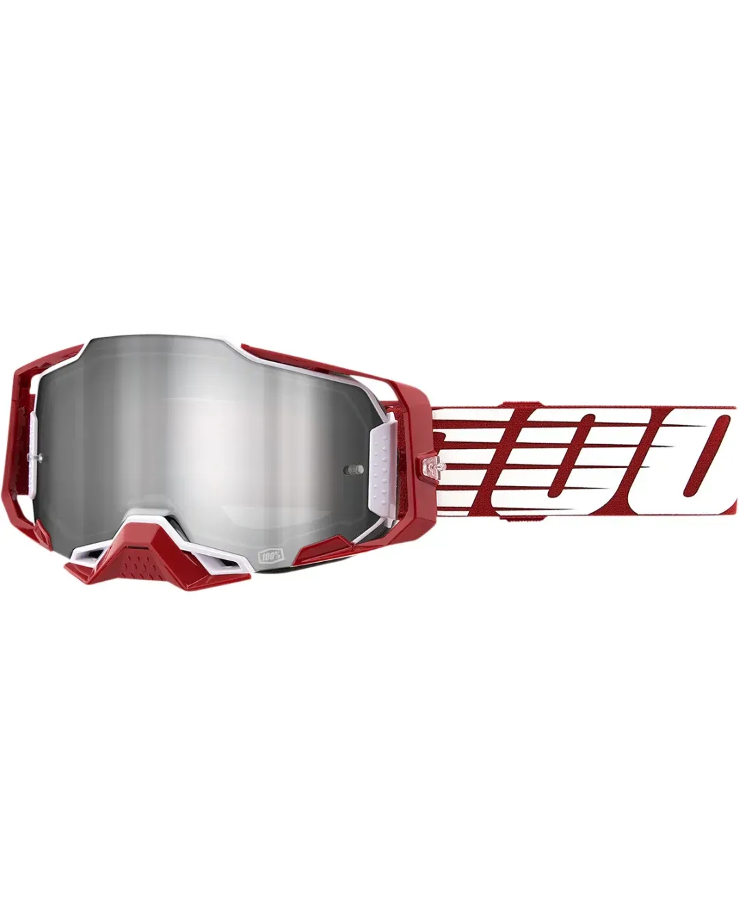 Мотокрос очила 100% ARMEGA O.D. RED SILVER MIRROR