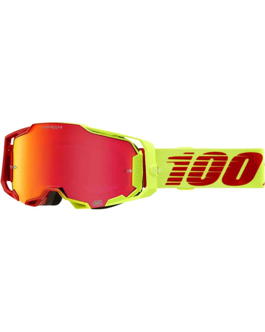 Мотокрос очила 100% ARMEGA SOLARIS HIPER RED MIRROR