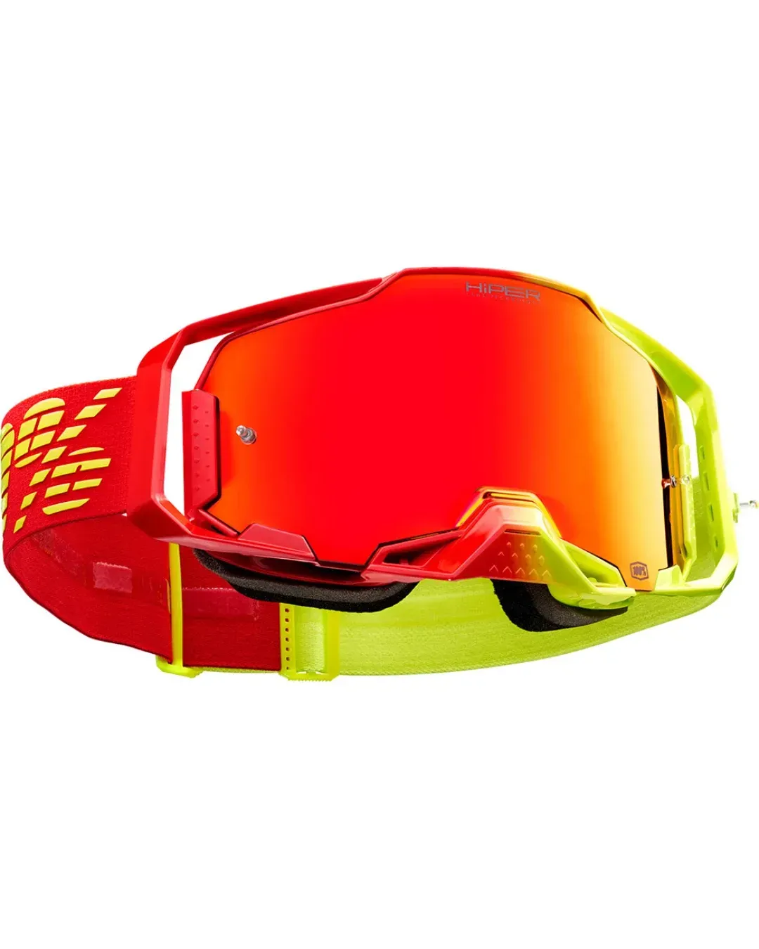 Мотокрос очила 100% ARMEGA SOLARIS HIPER RED MIRROR