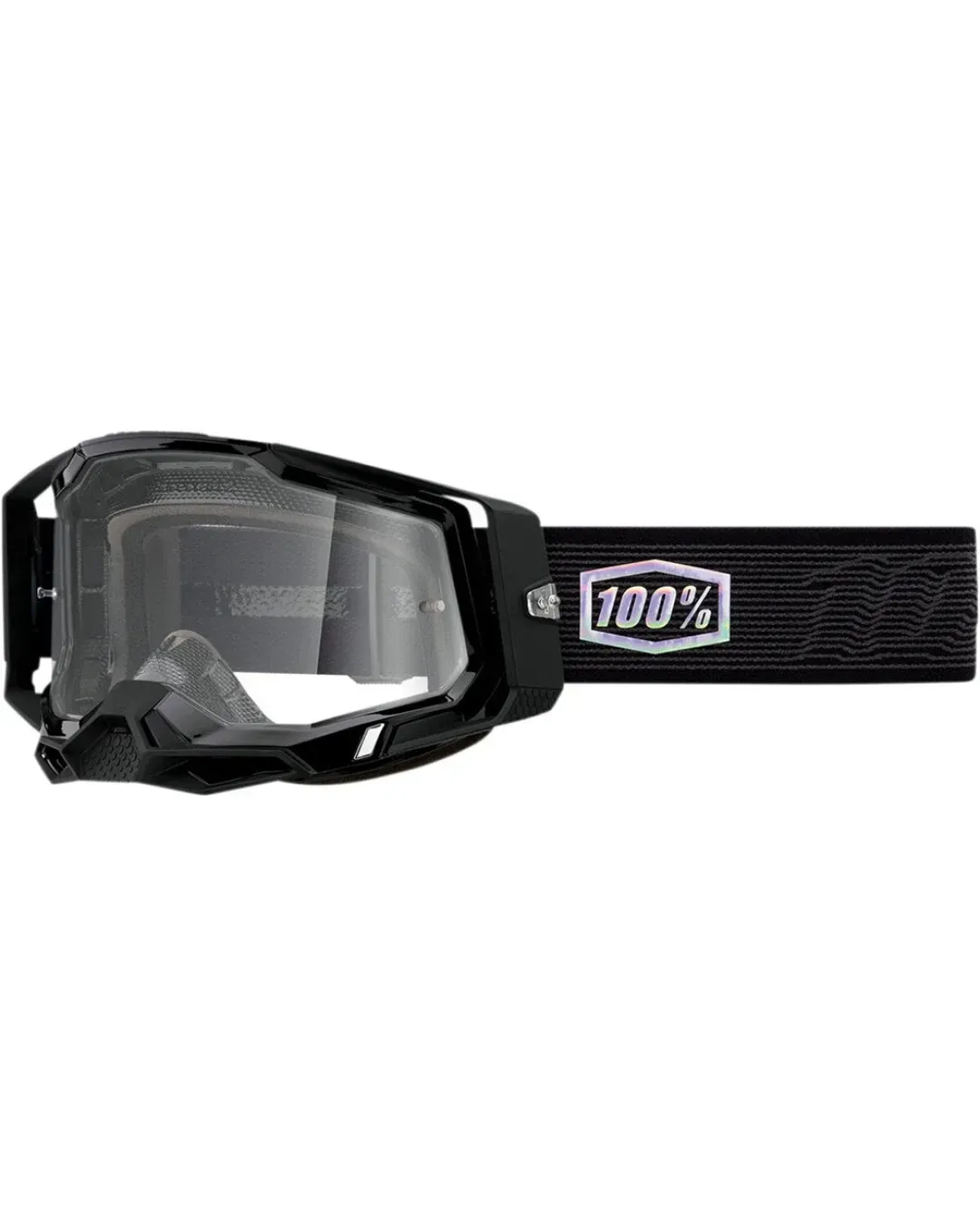 Мотокрос очила 100% RACECRAFT 2 TOPO BLACK CLEAR