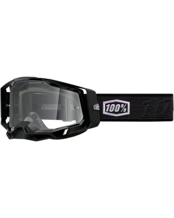Мотокрос очила 100% RACECRAFT 2 TOPO BLACK CLEAR